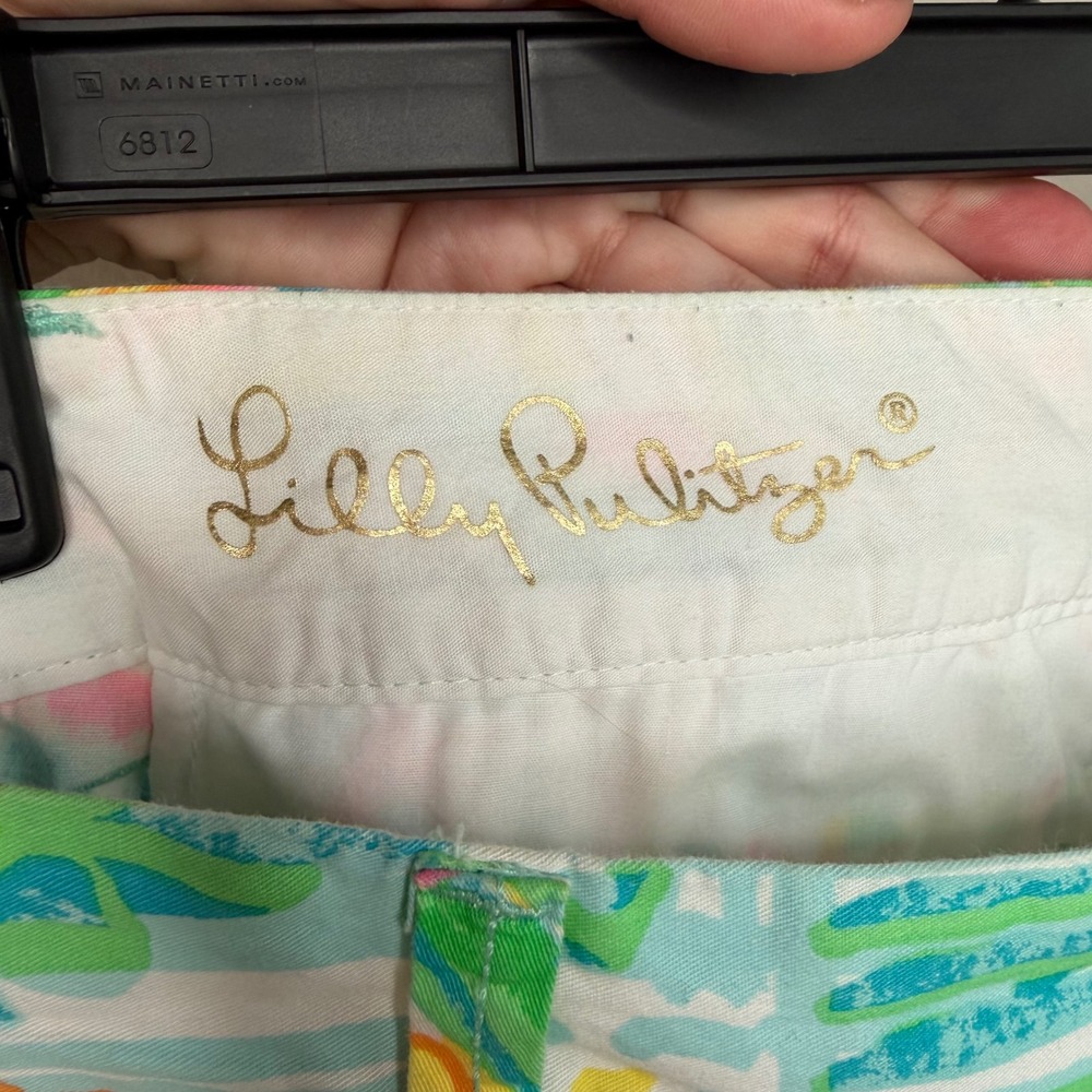 Lilly Pulitzer Callahan Shorts Multi Sea Salt and Sun Print Womens 4 Preppy Cute - Picture 6 of 8